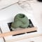 Hello Honey® 4" Green Stoneware Tealight & Taper Candle Holder